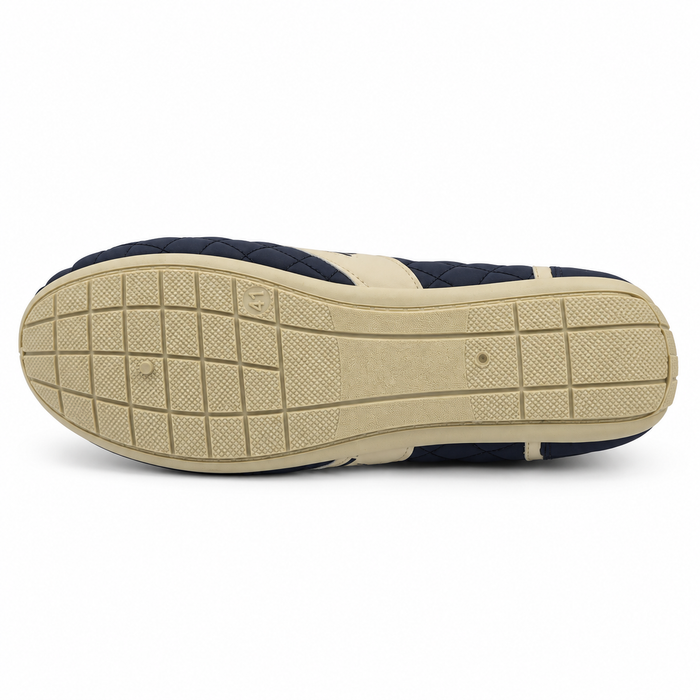 Quilted Lace-Up Flats