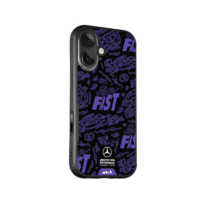 Race Day Violet Protective Phone Case - Mercedes-AMG PETRONAS F1 Team