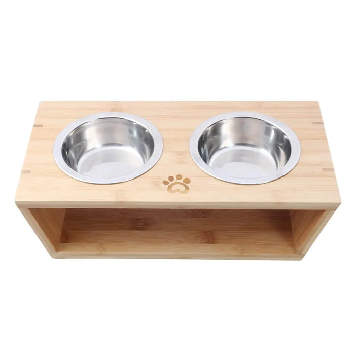 Raised Bamboo Feeder Charlie's Pet Products