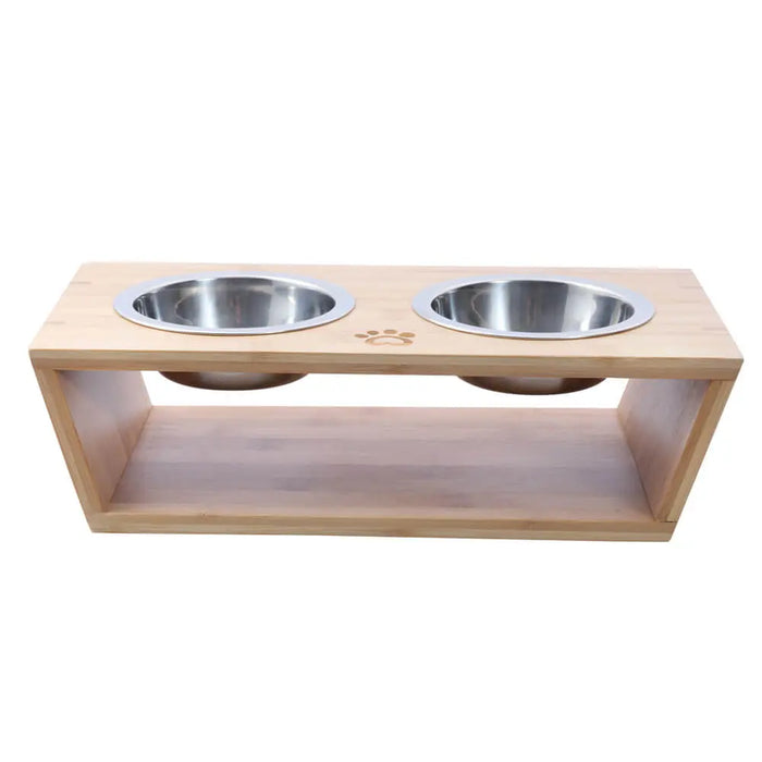 Raised Bamboo Feeder Charlie's Pet Products