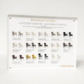 Reserved Seating POS with 8.5 x 11 Acrylic Frame