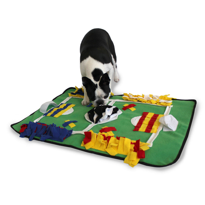 Retro Soccer Snuffle Mat 70x50cm Charlie's Pet Products
