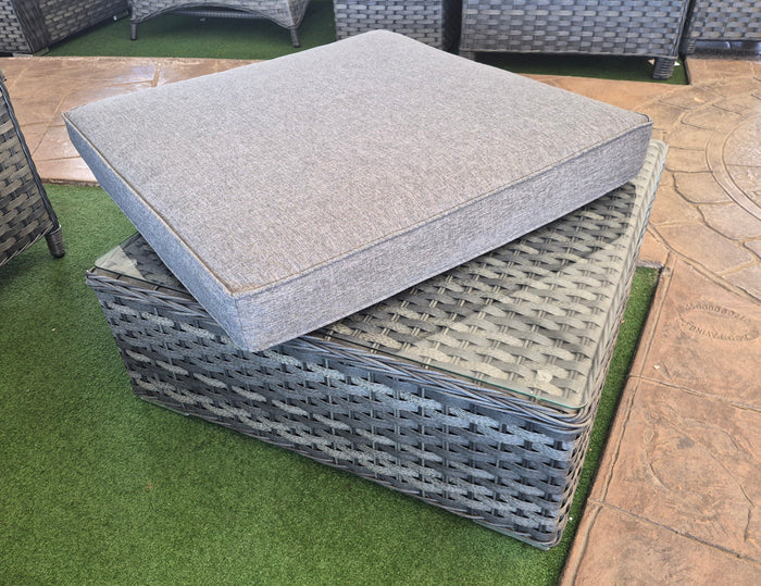 Richmond Footstool Coffee Table in Grey