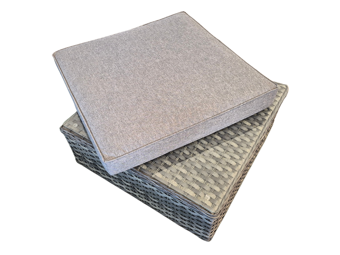 Richmond Footstool Coffee Table in Grey