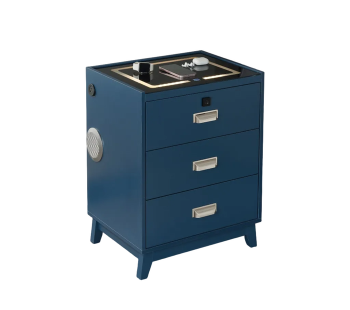 Rio Blue Electronic Nightstand
