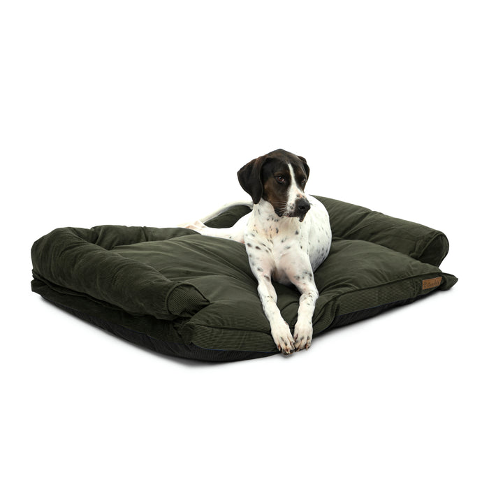 Ripley Corduroy Pet Sofa Bed - Green Charlie's Pet Products