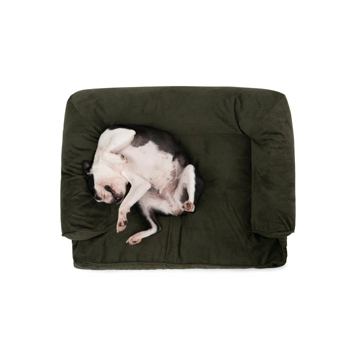 Ripley Corduroy Pet Sofa Bed - Green Charlie's Pet Products