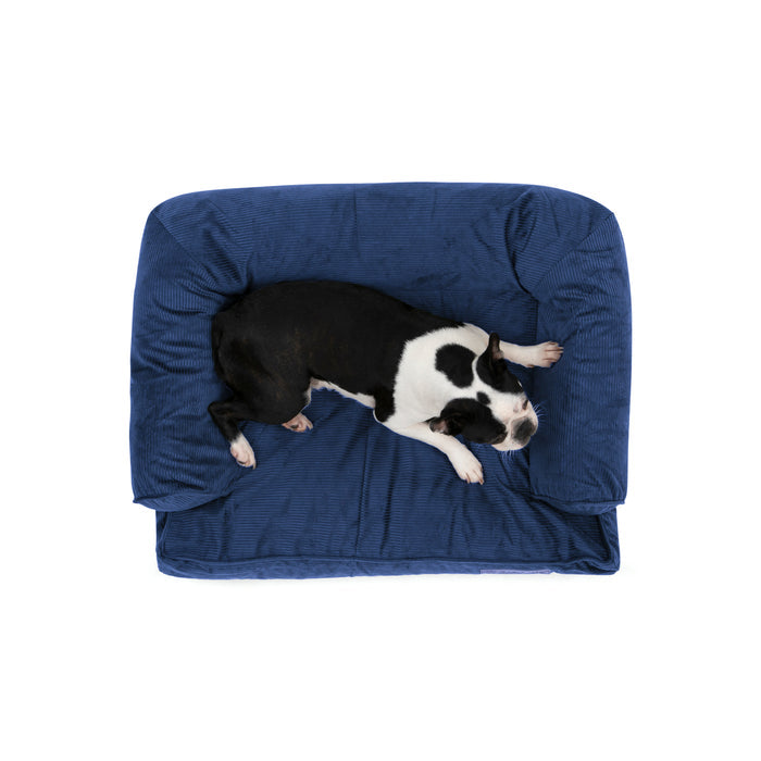 Ripley Corduroy Pet Sofa Bed - Navy Charlie's Pet Products