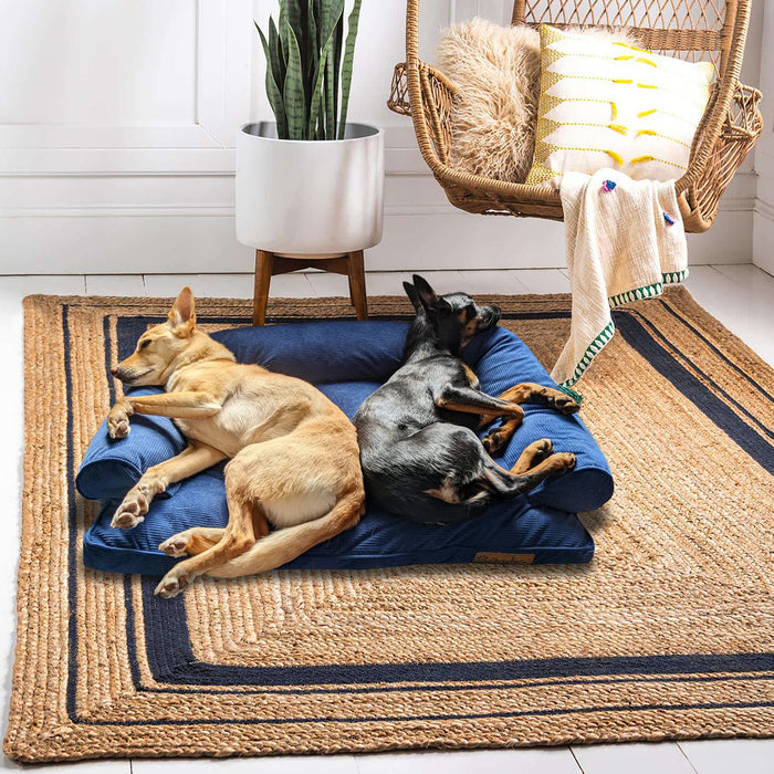 Ripley Corduroy Pet Sofa Bed - Navy Charlie's Pet Products