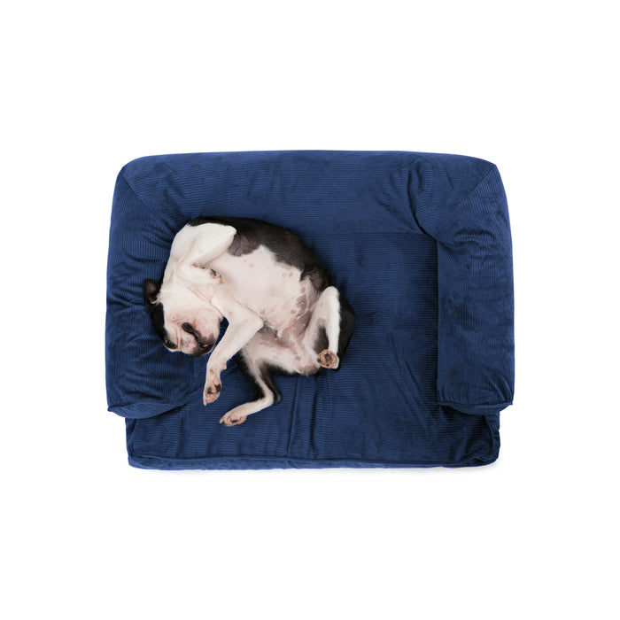 Ripley Corduroy Pet Sofa Bed - Navy Charlie's Pet Products