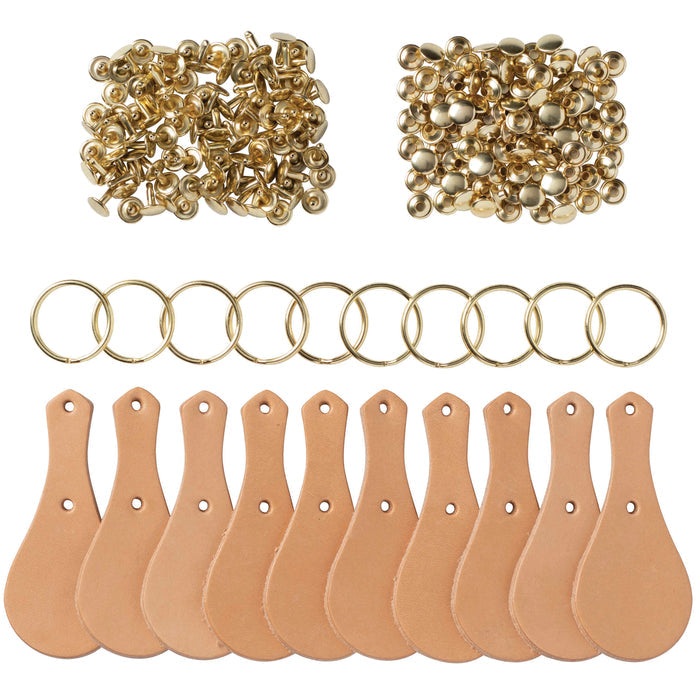 Round Key Fob Kit, 10 Pack