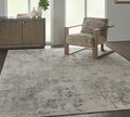 Rustic Textures Grey and Beige 5 x 8 Rug