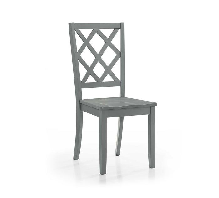 Sandpiper Diamond Back Side Chair Grey