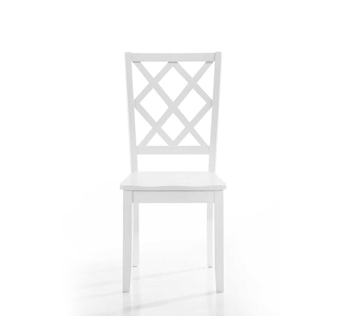 Sandpiper Diamond Back Side Chair White