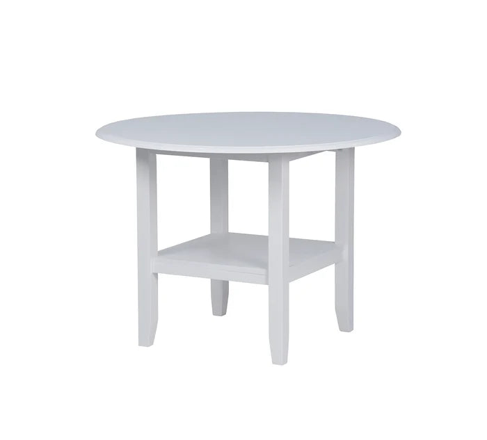 Sandpiper Round Drop Leaf Storage Dining Table