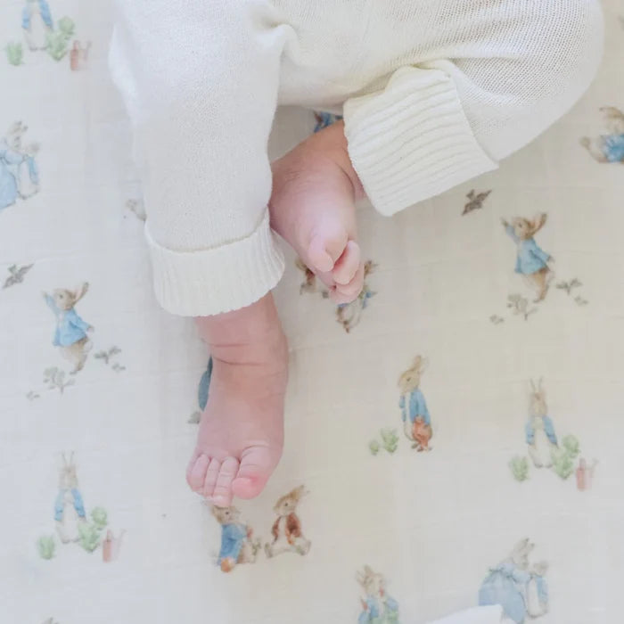Saranoni Peter Rabbit Crib Sheet