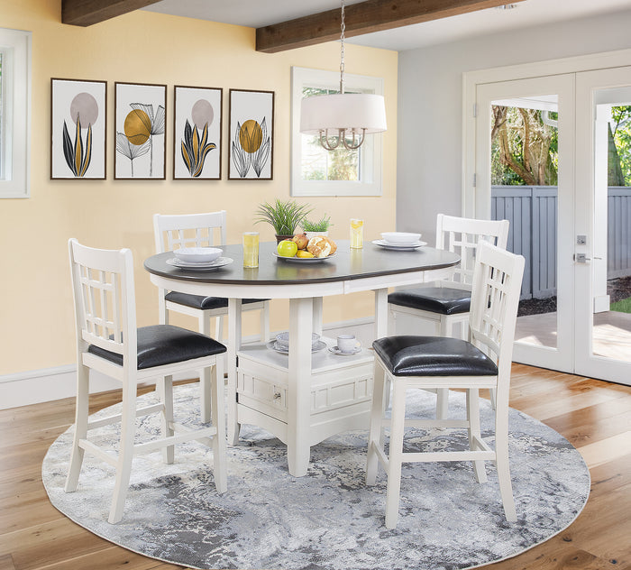 Saxton Pub Two Tone Counter Stool