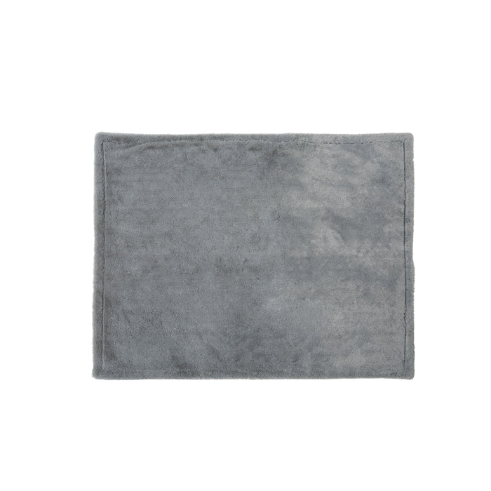 Sensory Double-sided Faux Fur Pet Blanket - Blue/Grey Charlie's Pet Products