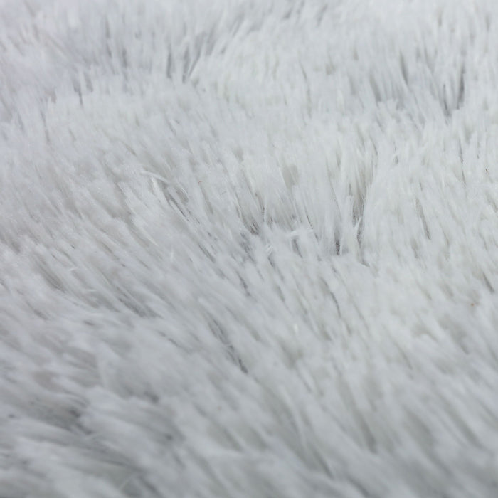 Shaggy Faux Fur Bolster Sofa Protector Pet Bed - Arctic Grey Charlie's Pet Products