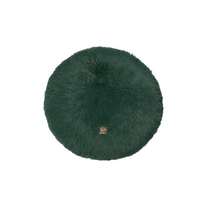 Shaggy Faux Fur Round Padded Lounge Mat - Eden Green Charlie's Pet Products