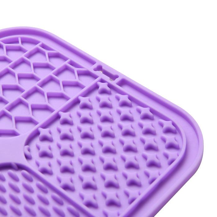 Shlurp Multi-Texture Lick Mat With Suction Back Charlie's Pet