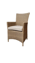 Signature Weave - Rattan High Back Dining Chair in Natural | Darcey | Darc0256