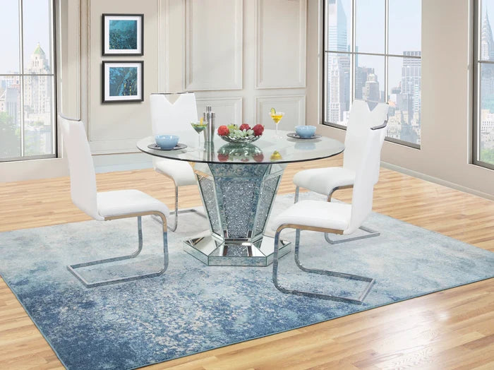 Skyline Pub White Counter Stool