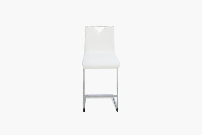 Skyline Pub White Counter Stool