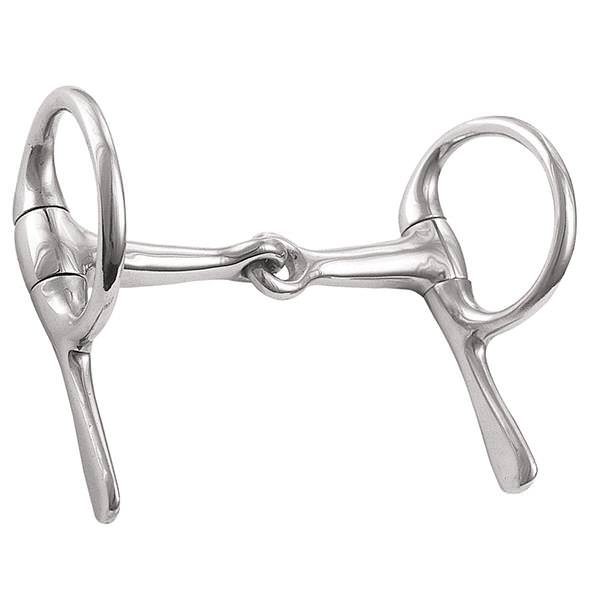 Snaffle Half Cheek Driving Bit, NP/MI, 5"