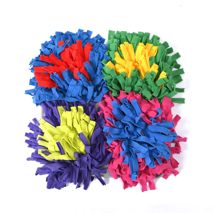 Snoofy Snuffle Mat 4-Quadrant Multicolour 47x47cm Charlie's Pet Products