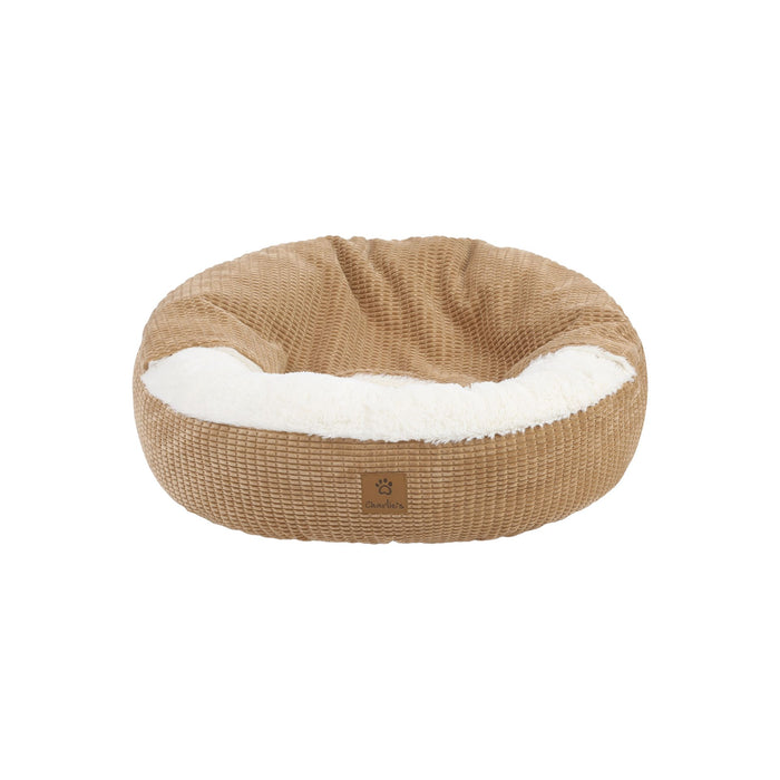 Snookie Hooded Pet Bed in Corncob - Iced Coffee Brown Charlie's Pet Products