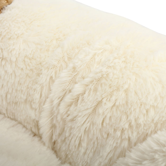 Snookie Hooded Pet Bed in Corncob - Iced Coffee Brown Charlie's Pet Products