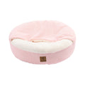 Snookie Hooded Pet Bed in Corncob - Pink Charlie's Pet Products