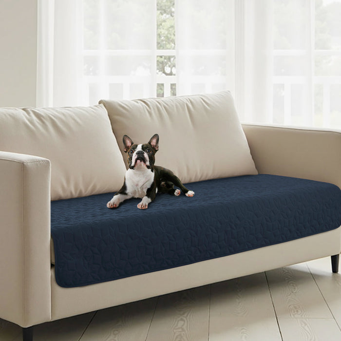 Sofur Waterproof Dog 2-Seater Couch Cover Protector 76x178cm Midnight Blue Charlie's Pet Products