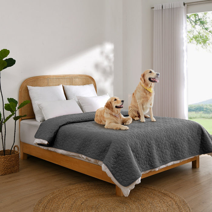 Charlie's Sofur Waterproof Dog Couch and Bed Protector 76x178cm Charcoal Charlie's Pet Products