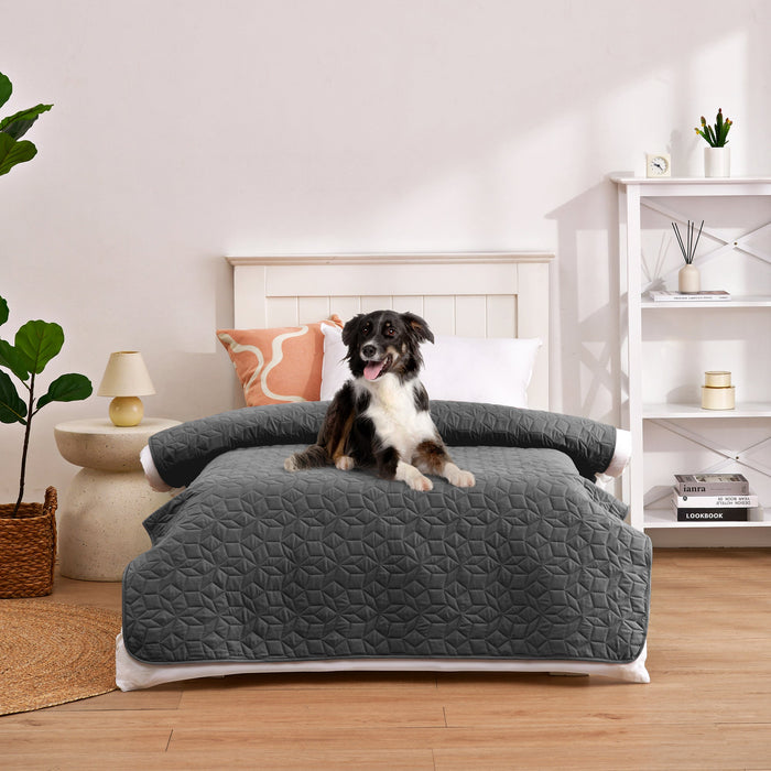 Charlie's Sofur Waterproof Dog Couch and Bed Protector 76x178cm Charcoal Charlie's Pet Products
