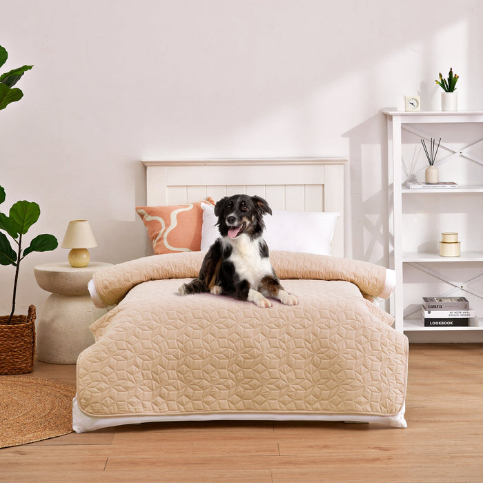 Charlie's Sofur Waterproof Dog Couch and Bed Protector 76x178cm Oat Charlie's Pet Products
