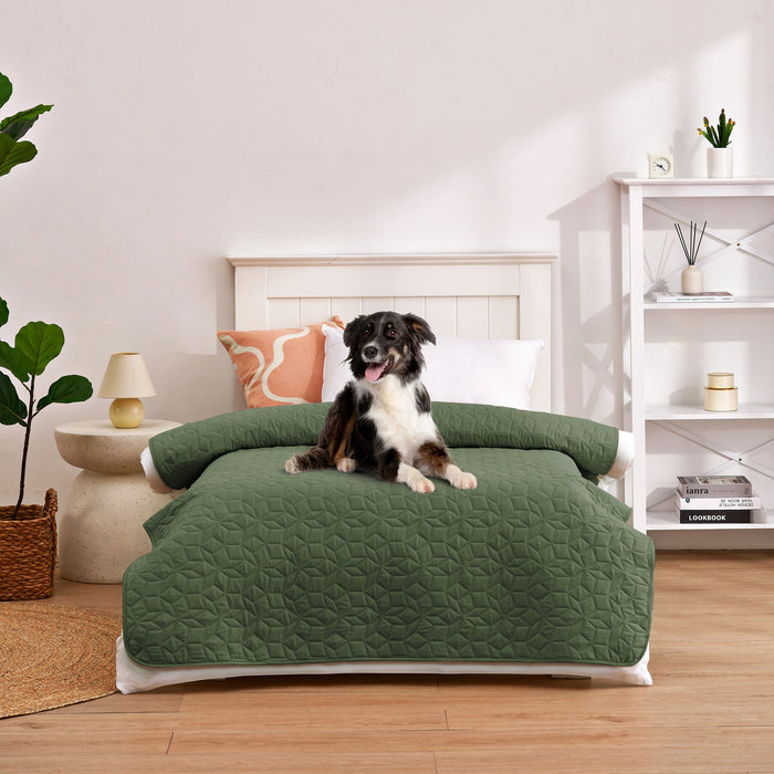 Charlie's Sofur Waterproof Dog Couch and Bed Protector 76x178cm Olive Charlie's Pet Products