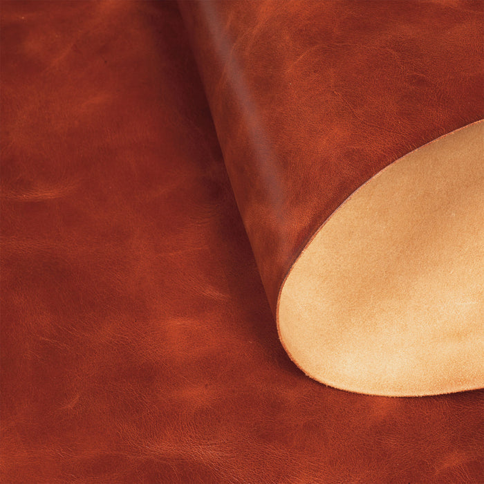 Solstice Pull-Up leather hide