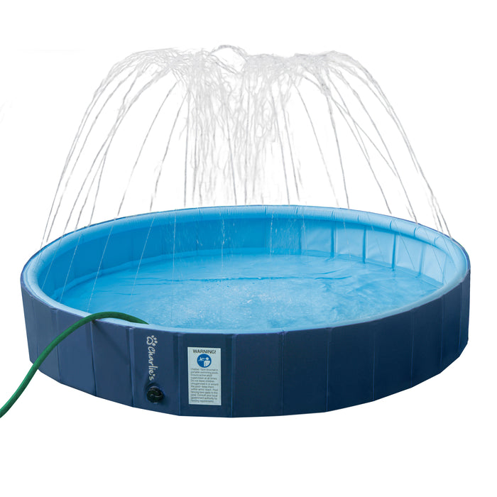 Splash Society Sprinkler Dog Pool Charlie's Pet Products
