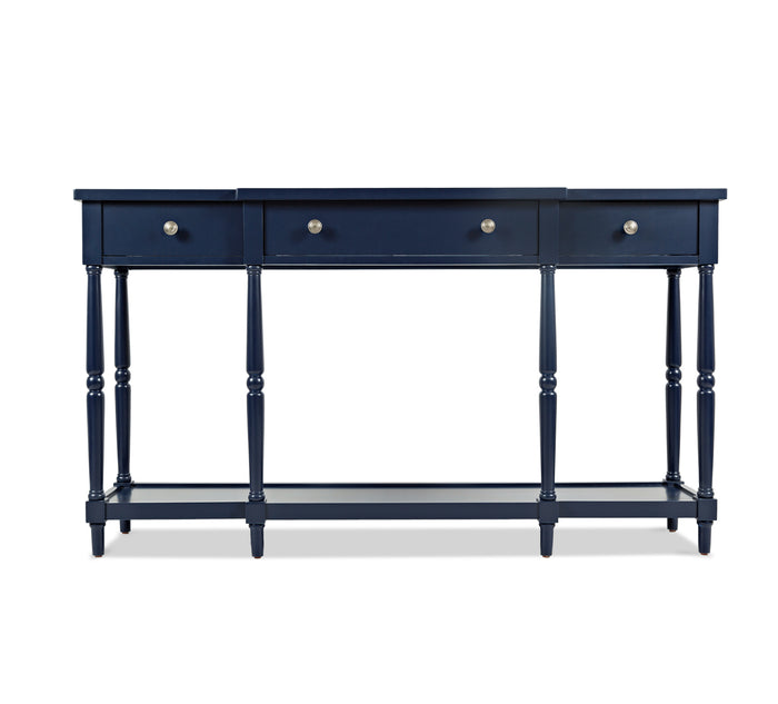 Stately Home Navy Foyer Table