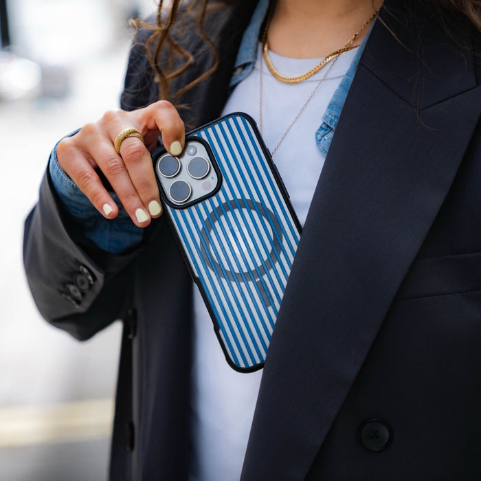 Storm Protective Phone Case - Pinstripe MagSafe