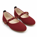 Studded Strap Ballet Flats