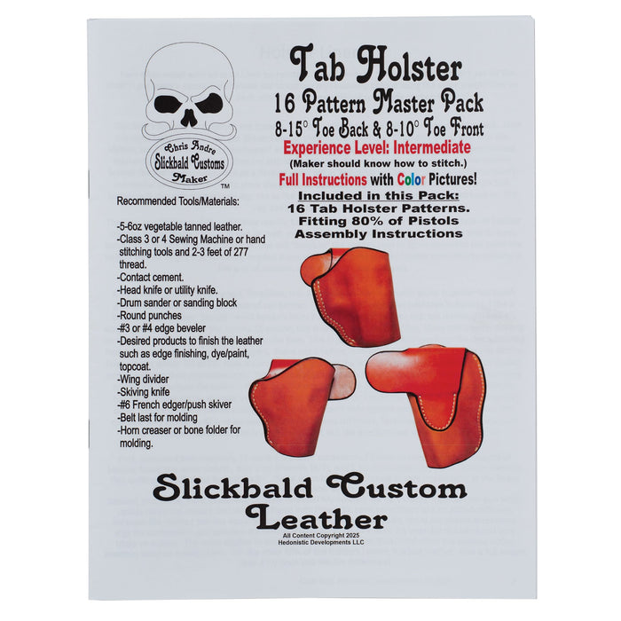 Tab Holster Pattern Master Pack by Slickbald Custom Leather