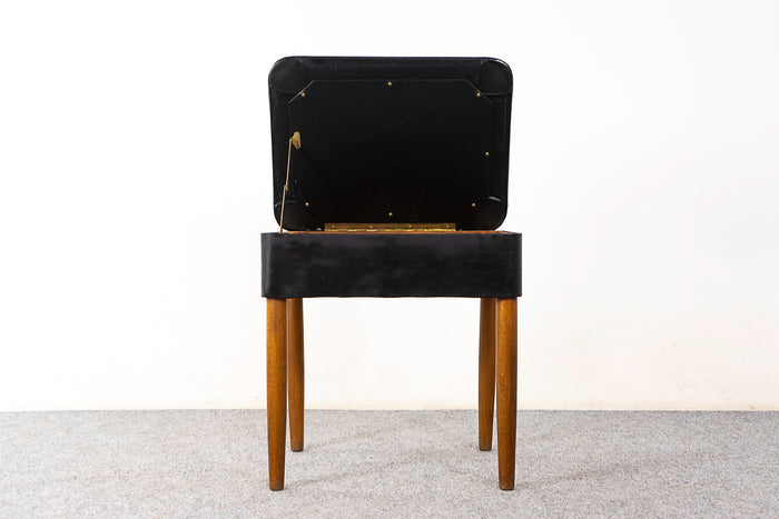 Teak Flip-Top Footstool - (319-139.5)