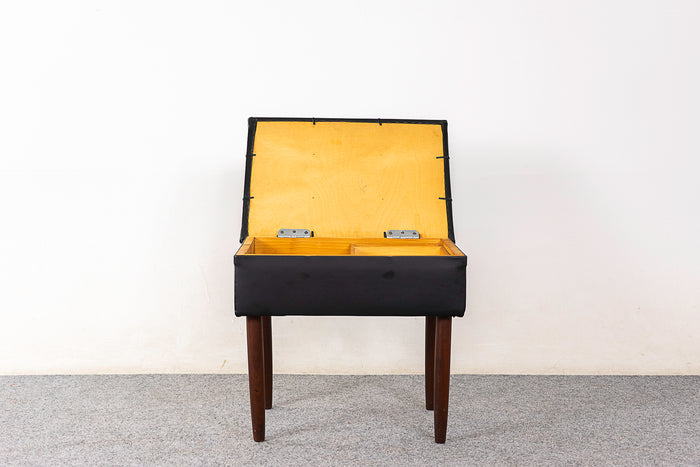 Teak Flip-Top Footstool  - (319-139.6)