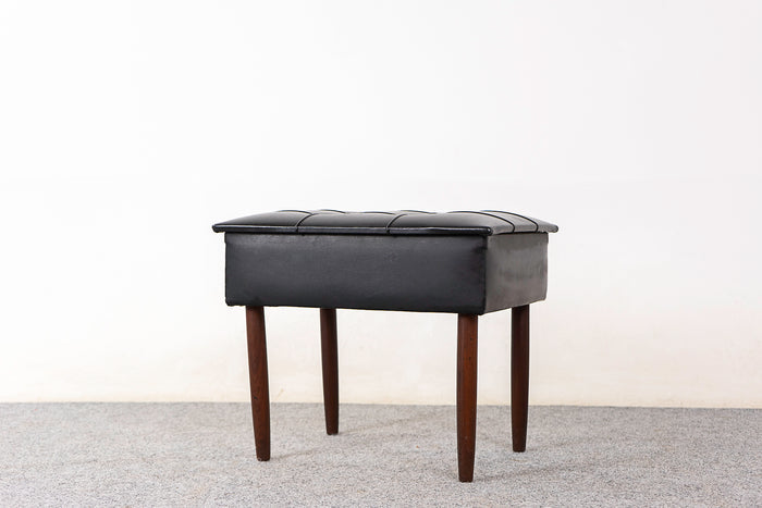 Teak Flip-Top Footstool  - (319-139.6)