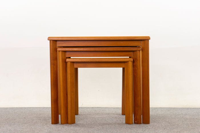 Teak Nesting Tables - (D1344)