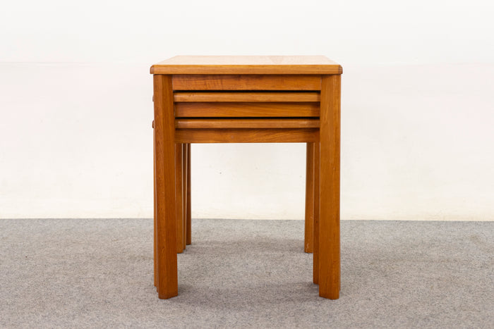 Teak Nesting Tables - (D1344)