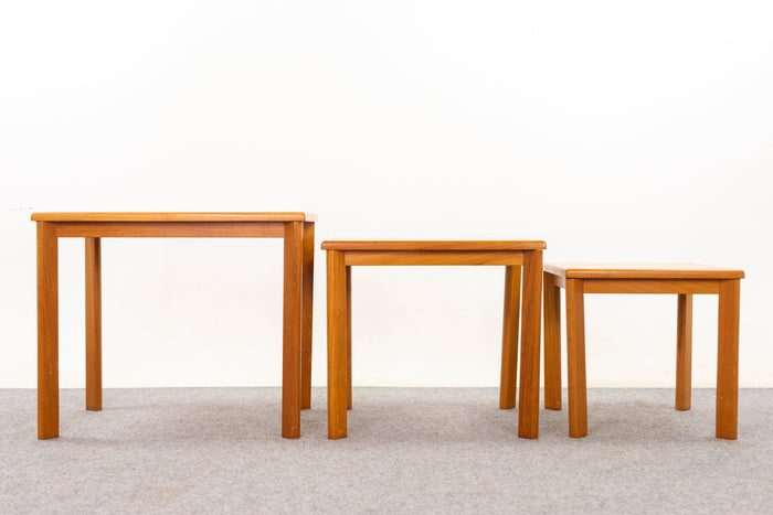 Teak Nesting Tables - (D1344)